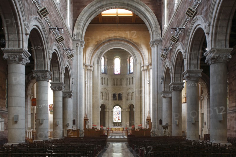 Interior of St Anne's Cathedral, Belfast, Northern Ireland, 2010.