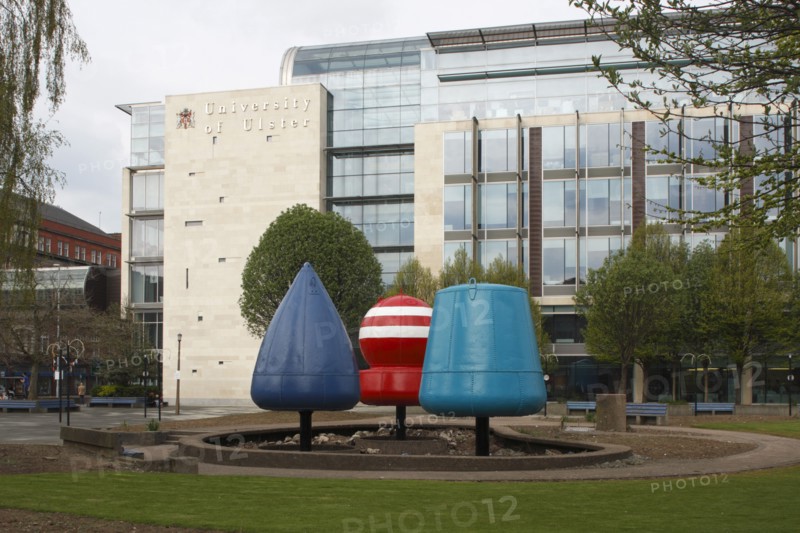 Three Buoys and University of Ulster, Belfast, Northern Ireland, 2010.