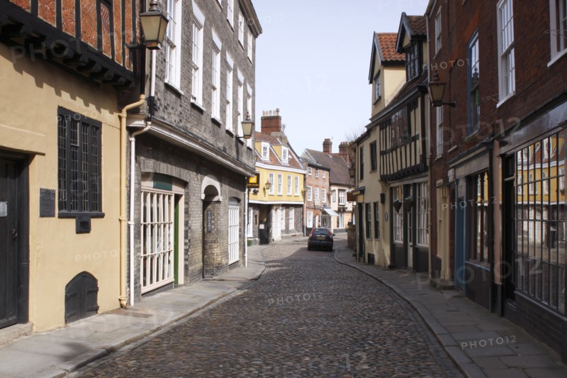 Elm Hill, Norwich, Norfolk, 2010.