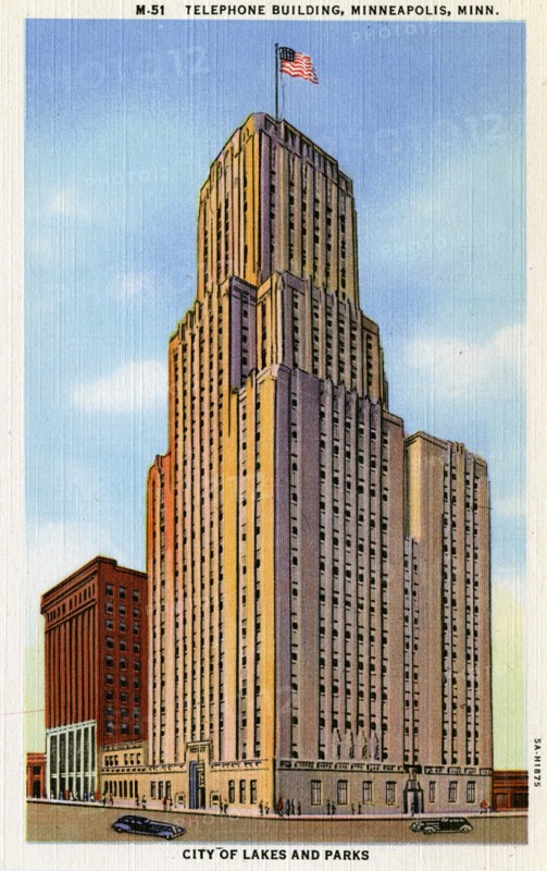 The Northwestern Bell Telephone Building, Minneapolis, Minnesota, USA, 1933. Artist: Unknown