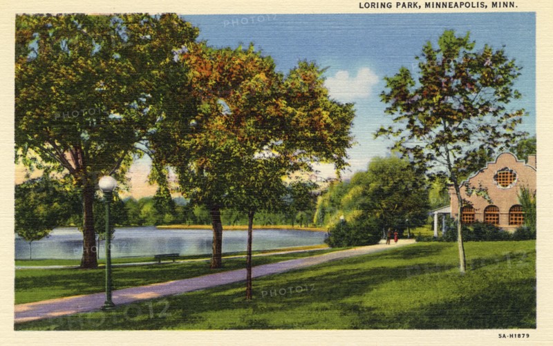 Loring Park, Minneapolis, Minnesota, USA, 1935. Artist: Unknown