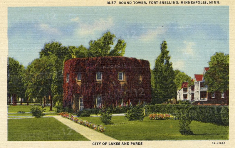 Round Tower, Fort Snelling, Minneapolis, Minnesota, USA, 1935. Artist: Unknown
