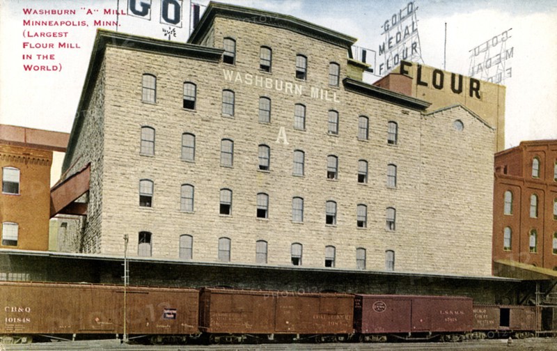 Washburn 'A' flour mill, Minneapolis, Minnesota, USA, 1910. Artist: Unknown