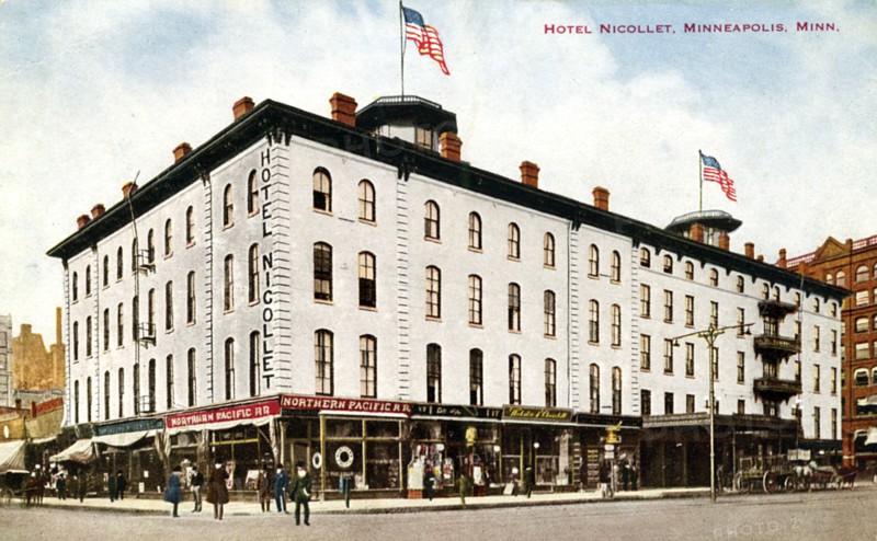 Nicollet Hotel, Minneapolis, Minnesota, USA, 1910. Artist: Unknown