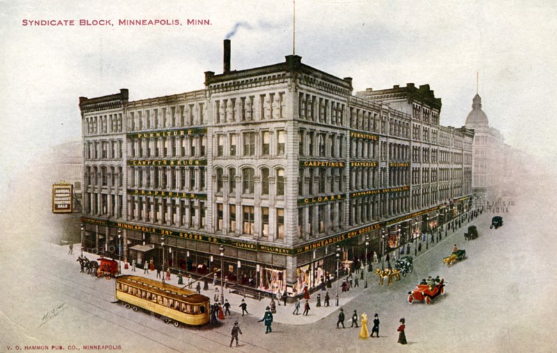 Syndicate Building, Nicollet Avenue, Minneapolis, Minnesota, USA, 1910. Artist: Unknown