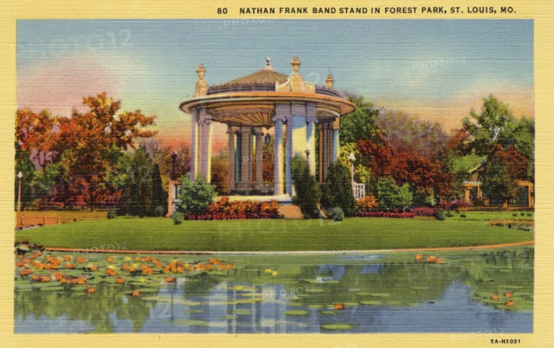 Nathan Frank Band Stand in Forest Park, St Louis, Missouri, USA, 1932. Artist: Unknown