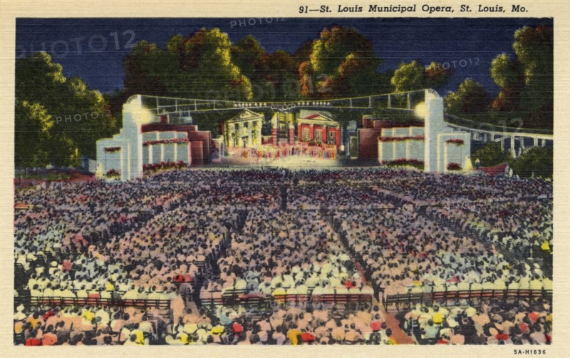 St Louis Municipal Opera, St Louis, Missouri, USA, 1935. Artist: Unknown
