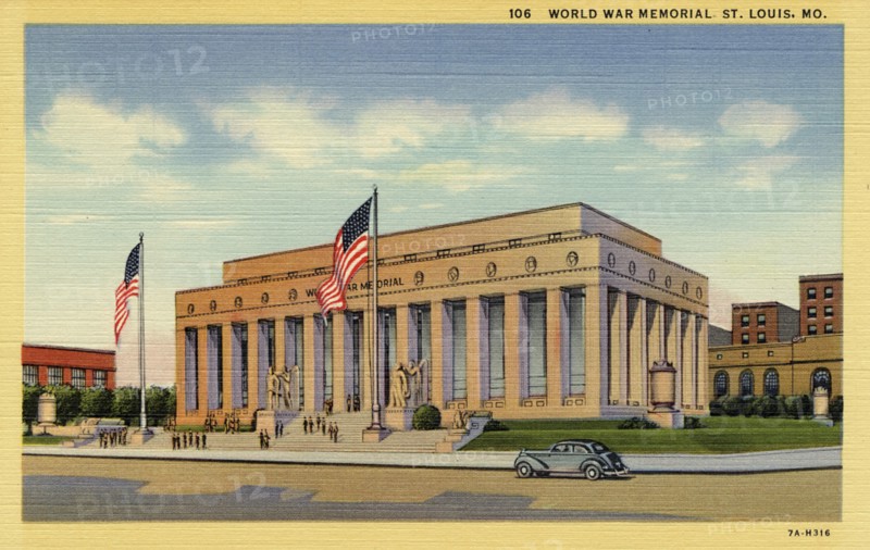 Soldiers' Memorial, St Louis, Missouri, USA, 1937. Artist: Unknown