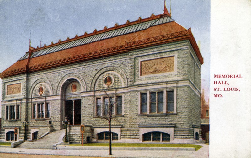 Memorial Hall, St Louis, Missouri, USA, 1910. Artist: Unknown
