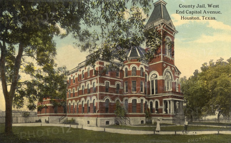 Harris County Jail, Houston, Texas, USA, 1911. Artist: Unknown