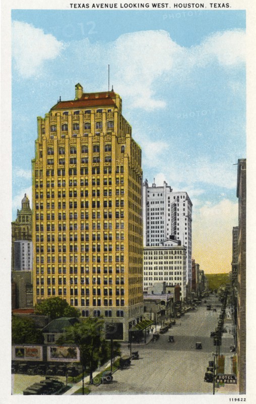 Texas Avenue, Houston, Texas, USA, 1928. Artist: Unknown