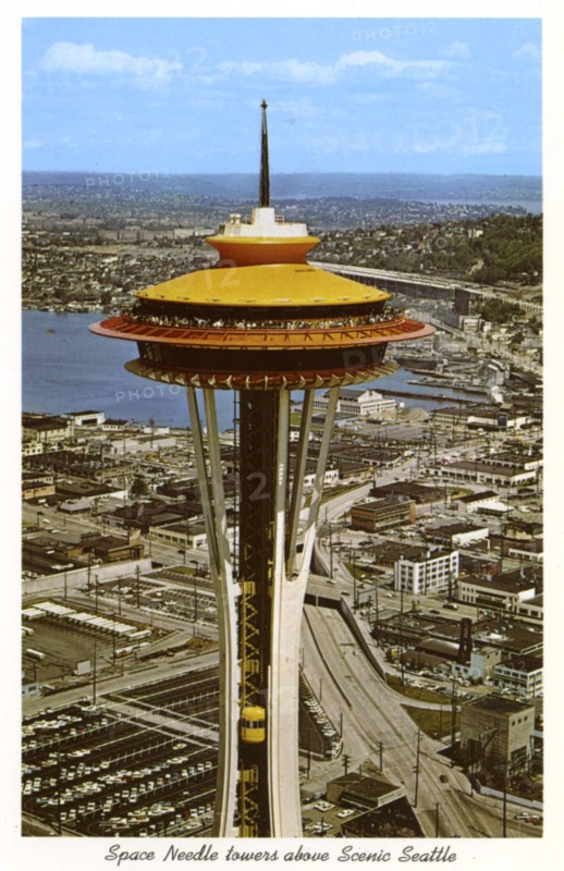 Space Needle, Seattle, Washington, USA, 1963. Artist: Unknown