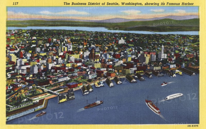 Seattle, Washington, USA, 1942. Artist: Unknown