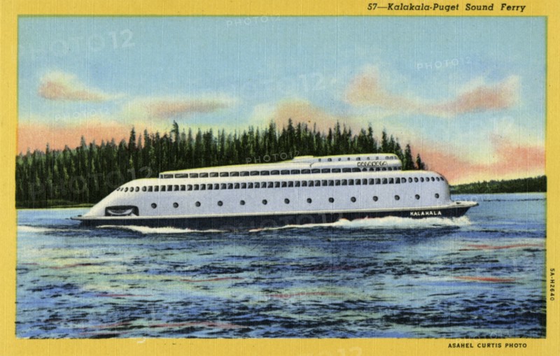 MV 'Kalakala', Puget Sound ferry, Seattle, Washington, USA, 1935. Artist: Unknown