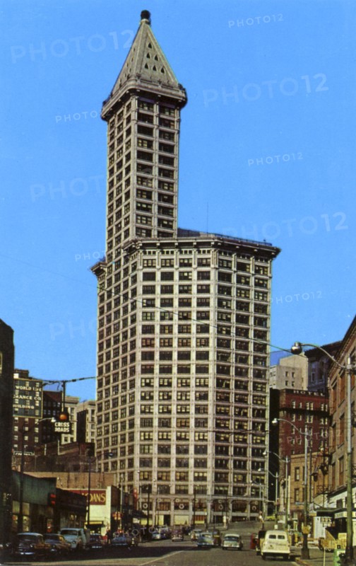 Smith Tower, Seattle, Washington, USA, 1957. Artist: Unknown