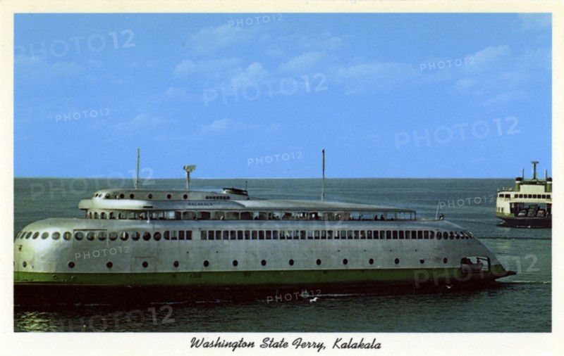 MV 'Kalakala', Washington State ferry, Seattle, Washington, USA, 1959. Artist: Unknown