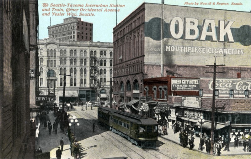 Seattle-Tacoma Interurban Station, Seattle, Washington, USA, 1911. Artist: Unknown