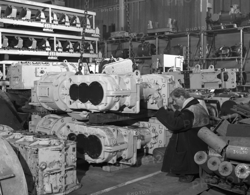 The Stores at Duckmanton Colliery near Chesterfield, 1962. Artist: Michael Walters