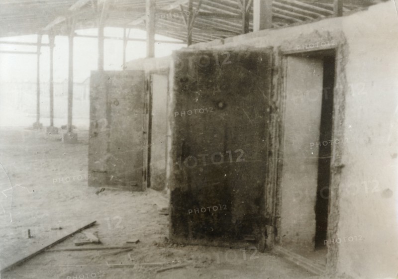 Gas chambers, Majdanek concentration camp, outskirts of Lublin, Poland, c1940s(?). Artist: Unknown
