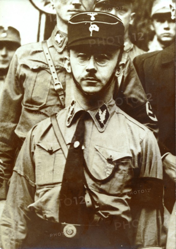 Heinrich Himmler, Reichsführer of the SS, c1930s-c1940s. Artist: Unknown