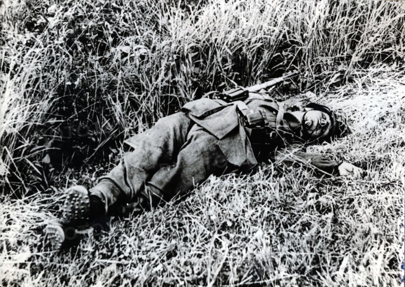 Soldat allemand tué lors du débarquement, juin 1944