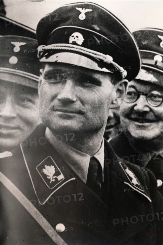 Rudolf Hess, Nazi Deputy Leader, in SS uniform, c1937. Artist: Unknown