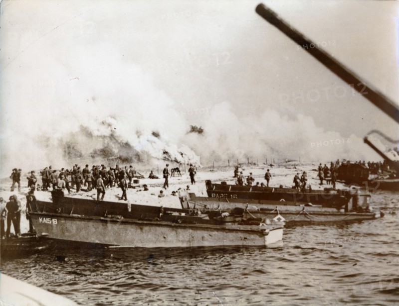 Operation Dragoon landings, southern France, August 15th, 1944. Artist: Unknown