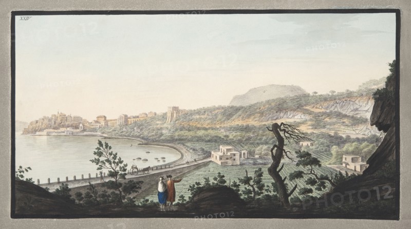 View of Puzzoli taken from the spot represented in Plate XIII, 1776.