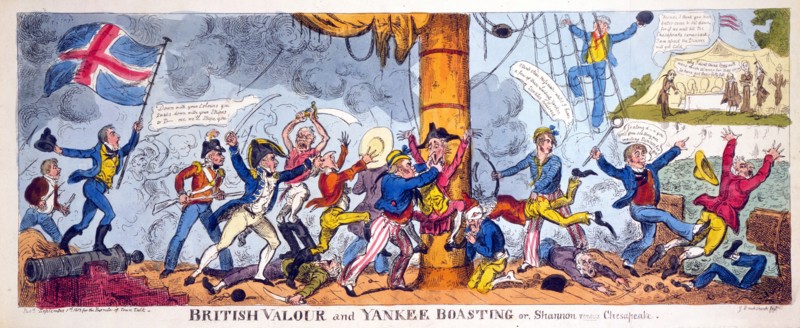 British Valour and Yankee Boasting or, Shannon versus Chesapeake, 1813.