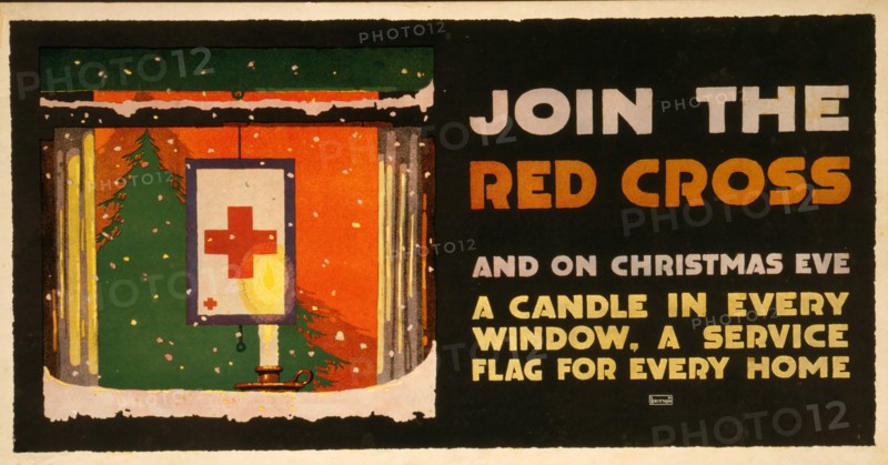 Christmas Fundraising Poster for the Red Cross, 1918.
