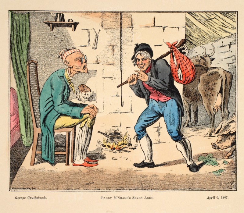 Paddy M'Shane's Seven Ages, 1807.