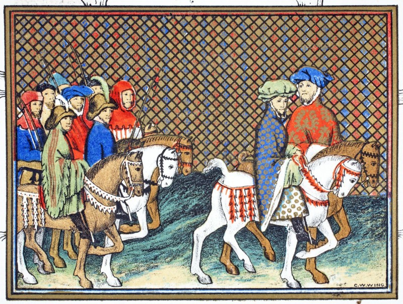 The Dukes of Exeter and Surrey sent by Richard II from Conway castle to Chester ...19th Century.