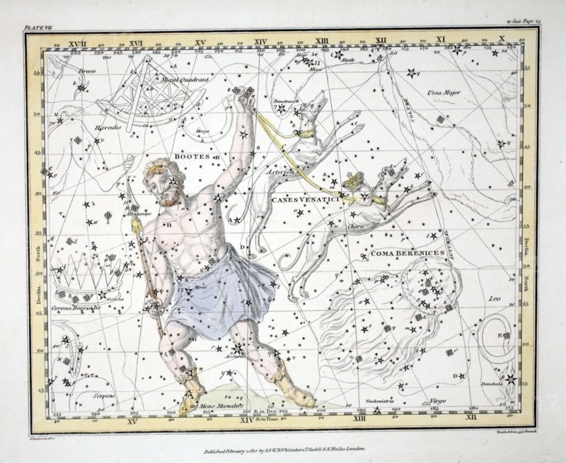 The Constellations (Plate VII), 1822.