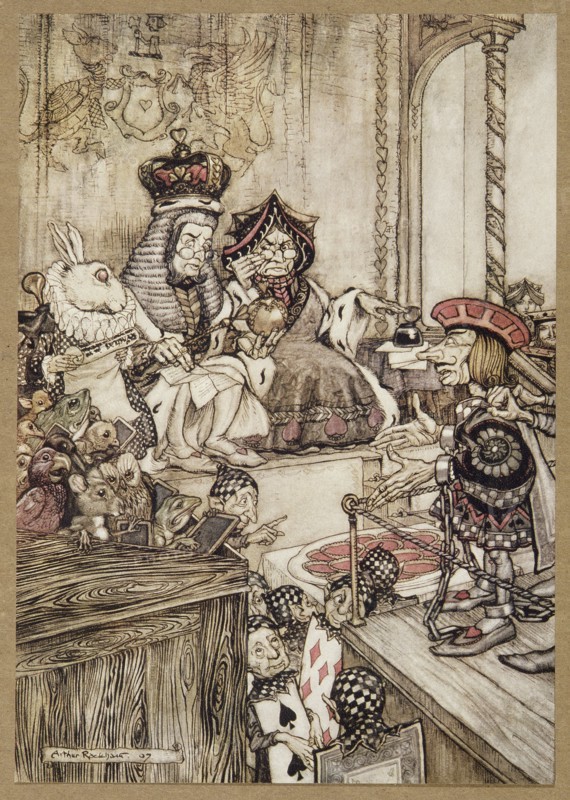 Who Stole the tarts?, from Alice's Adventures in Wonderland, by Lewis Carroll, pub. 1907 .