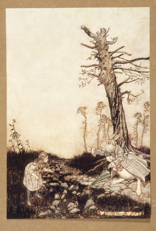 Why Mary Ann, what are you doing out here?,  from Alice's Adventures in Wonderland, 1907.