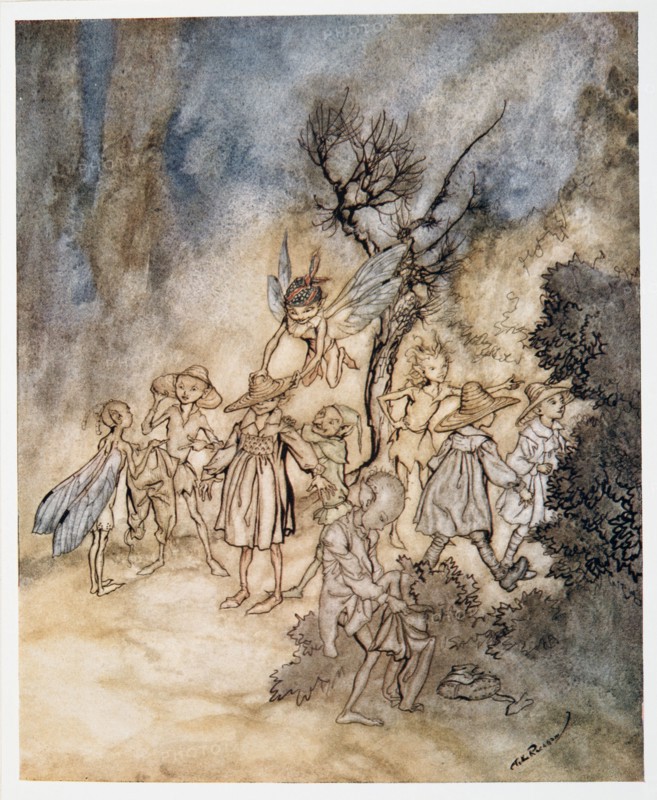 Enter certain reapers, properly habited, illustration from William Shakespeare's 'The Tempest',1926.