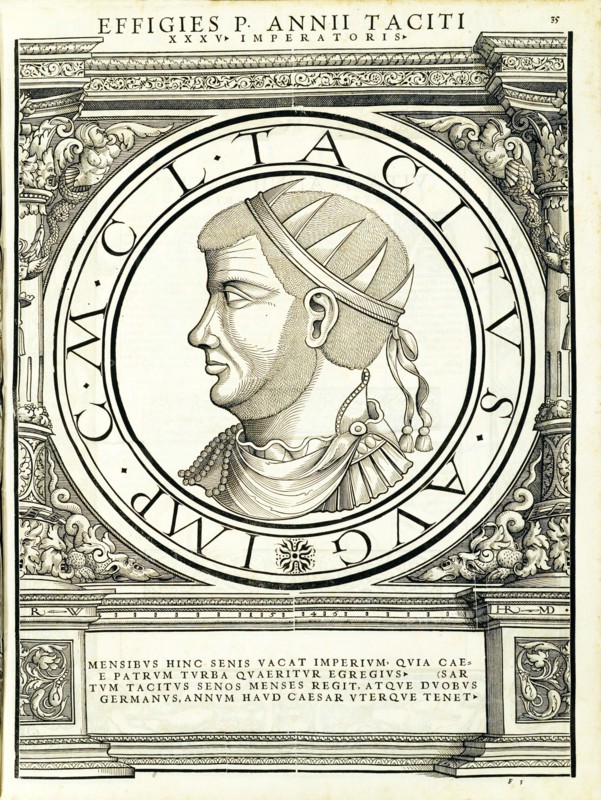 Tacitus (200 -276 AD), 1559.