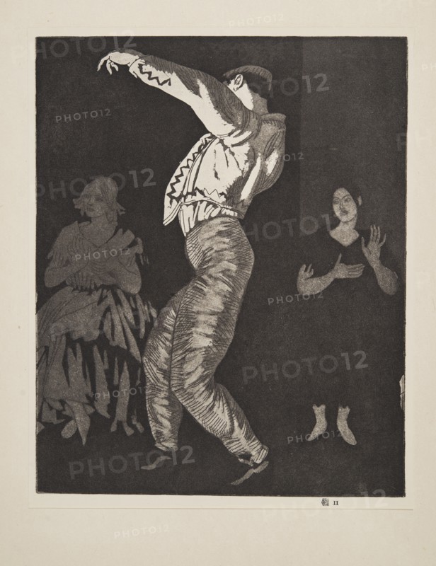 Spanish Dancer No. II, pub. 1923. Creator: Laura Knight (1877 - 1970).