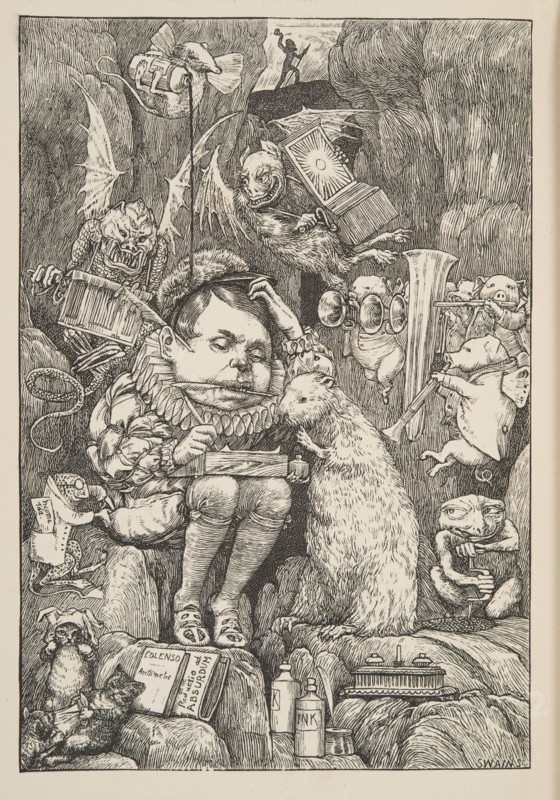 The Beaver brought paper, portfolio and pens', pub. 1876. Creator: Henry Holiday (1839 - 1927).