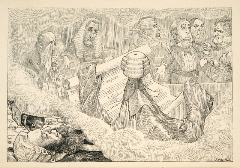 You must know - "said the Judge but the Snark exlaimed "Fudge!" ', pub. 1876. Creator: Henry Holiday (1839 - 1927).
