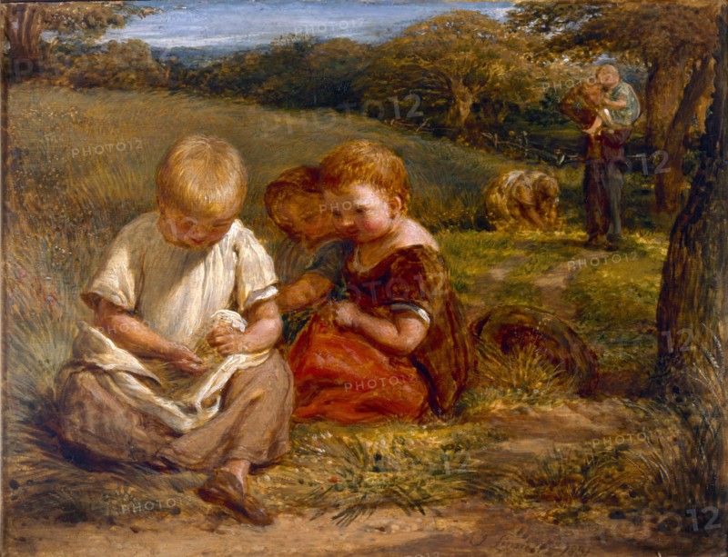The Wildflower Gatherers, 1831. Creator: John Linnell (1792-1882).