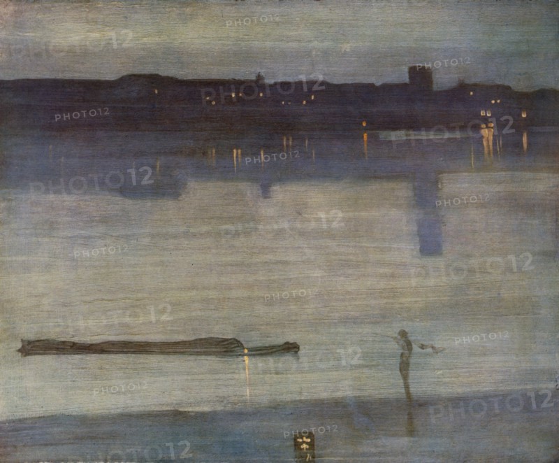 Nocturne in Blue and Green, 1870. Creator: James Abbott McNeill Whistler (1834-1903).