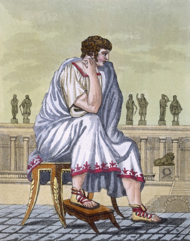 Roman Citizen, pub. 1796. Creator: Jacques Grasset de Saint-Sauveur (1757-1810).
