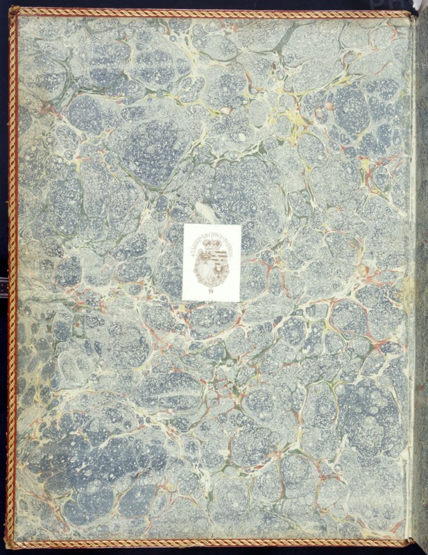 Marble endpaper, 1950s. Creator: English School (20th Century).