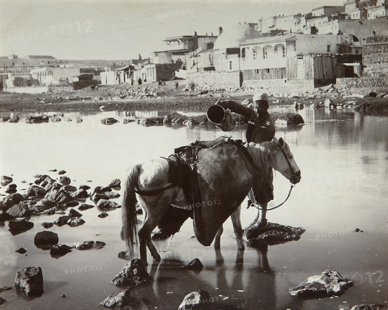 'A Watering Place', 1880s. Artist: Dmitri Ivanovich Yermakov