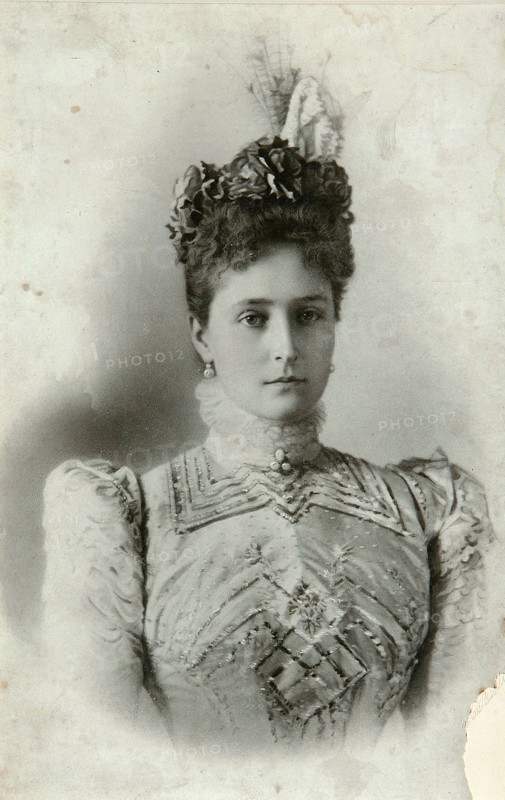 Tsarina Alexandra Fyodorovna, wife of Tsar Nicholas II of Russia, early 20th century. Artist: A Pasetti