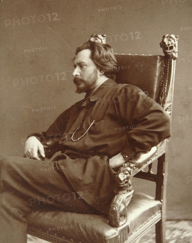 Leonid Andreyev, Russian author, early 20th century. Artist: Dmitri Spiridonovich Zdobnov