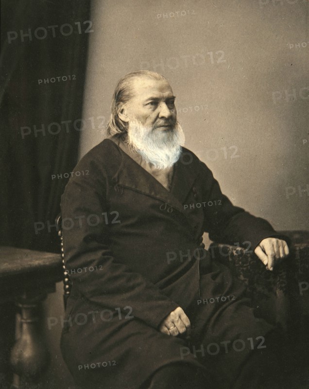Sergei  Aksakov, Russian author, 1850s. Artist: Karl August Bergner