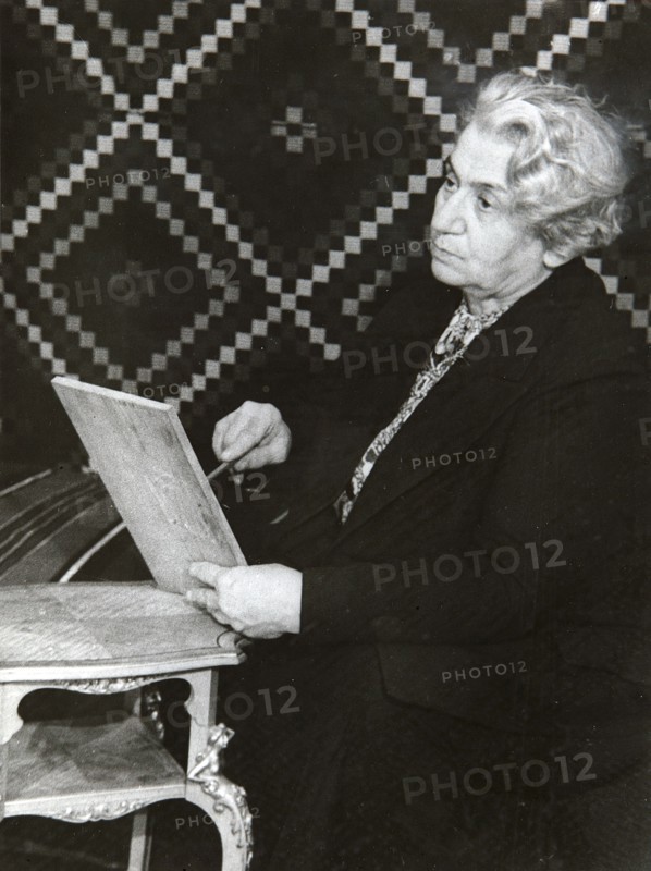 Olga Forsh, Russian author, mid 20th century. Artist: Unknown