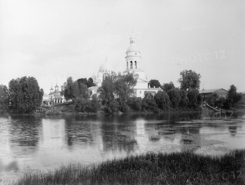 The Saviour Cathedral (the Old Fair Cathedral), Nizhny Novgorod, Russia, 1896. Artist: Maxim Dmitriev